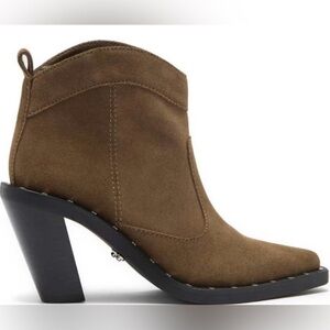 ‼️RARE‼️🎸REBECCA MINKOFF 🎸🔥NWT🔥NANINE SUEDE BOOTS in Military— size 7.5